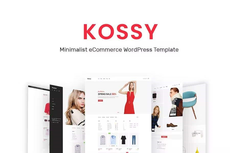 KOSSY – MINIMALIST ECOMMERCE WORDPRESS THEME
